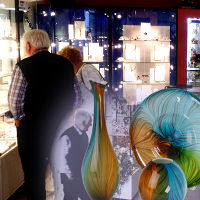Greiner Glasmarkt, Glaskunst aus der Umgebung und aller Welt, Lauschaer Glas, Porzellan aus der Umgebung, Thringer Schiefergebirge,